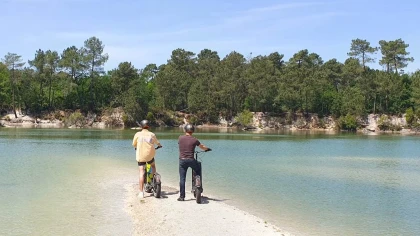 Circuit trottinette tout terrain - "Entre lacs et vignobles de Pessac Léognan" (1h30) - app.name