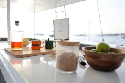 PRIVATE Catamaran SUNSET DAY trip (8h) - NOMAD3 - Bonjour Fun