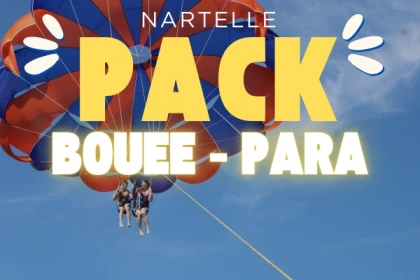 Package : parasailing & towed buoy ride for 2 people - Bonjour Fun