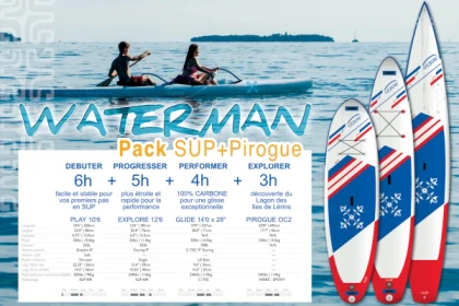 Pack WATERMAN 18h  Paddle+Pirogue - app.name