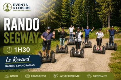 Segway tour 1h30 - Savoie Grand Revard - Bonjour Fun