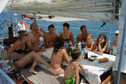 Sailboat sunset outing - La Brigante - Bonjour Fun