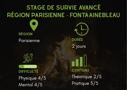 Stage "Avancé" Survie – 2 jours intensif Région Parisienne - Fontainebleau - app.name