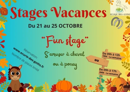 Stage toussaint du 21 au 25 Octobre - app.name
