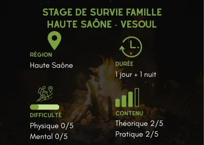 Stage "Famille" Survie – 2 jours Haute Saône - Vesoul - app.name