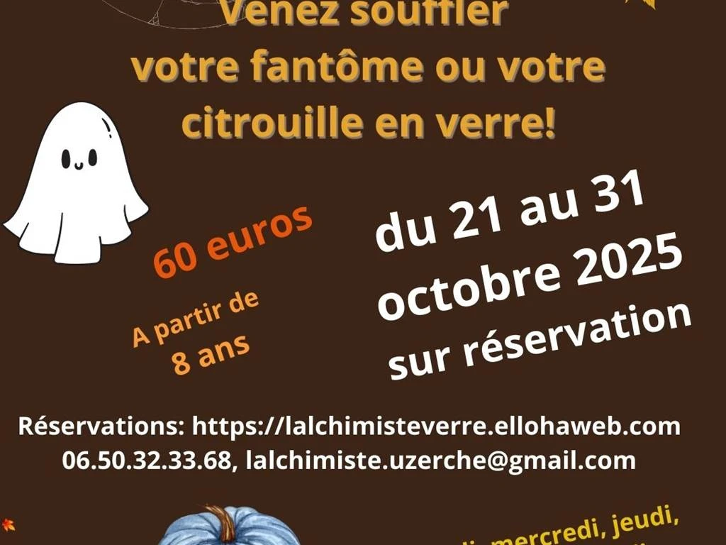 Atelier citrouille ou fantôme - Bonjour Fun