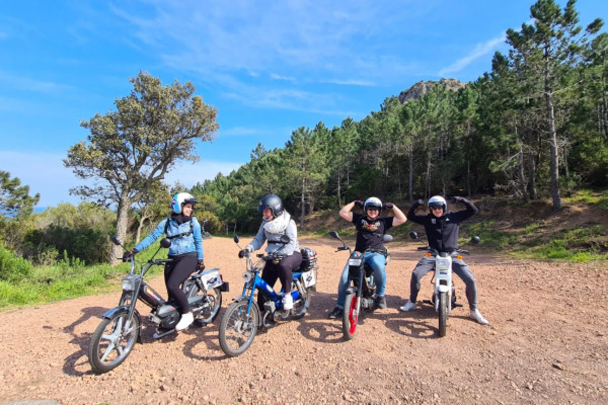 Guided ride in a real vintage moped - Saint Raphaël - Bonjour Fun