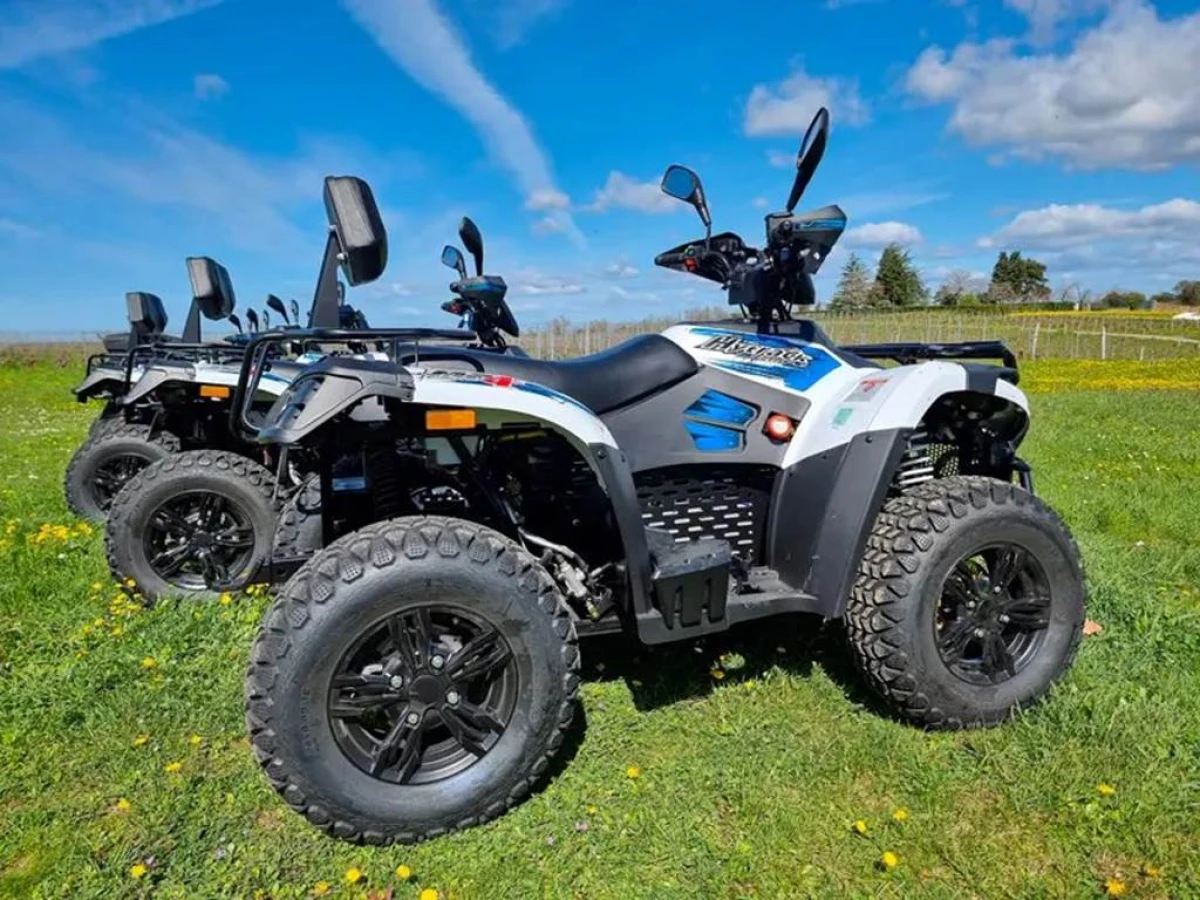 Electric quad ride in the vineyard - Bonjour Fun