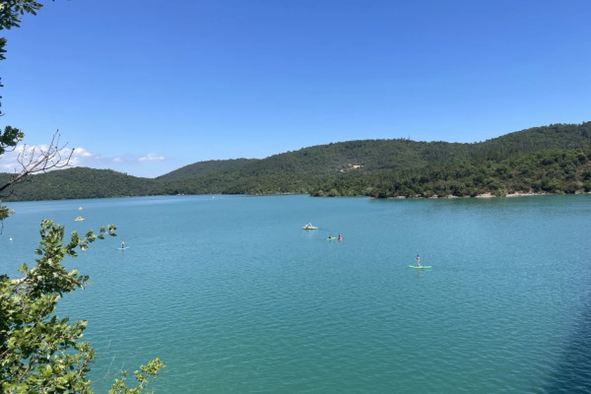 Electric mountain bike ride around the Saint Cassien lake - Bonjour Fun