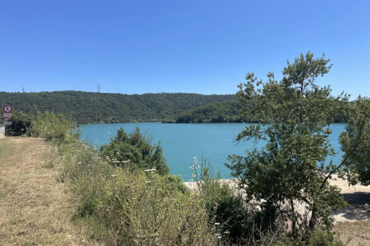 Electric mountain bike ride around the Saint Cassien lake - Bonjour Fun