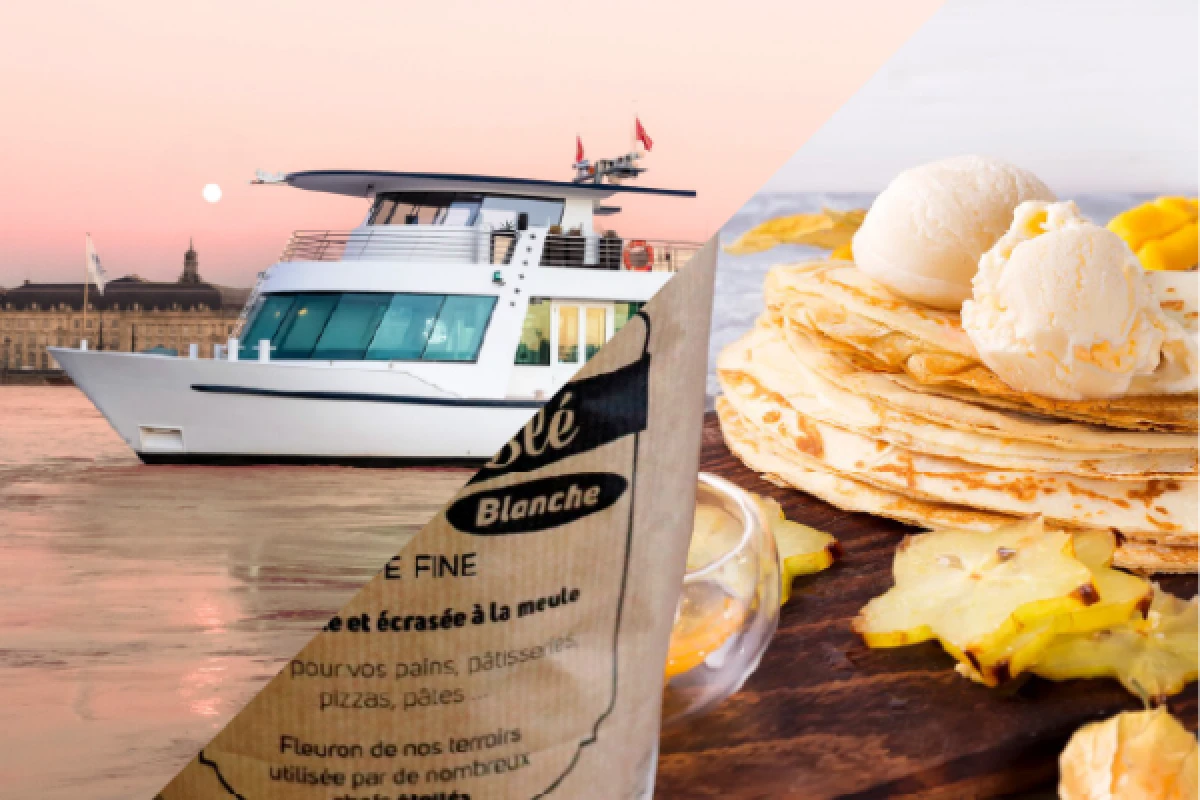 Bordeaux: Garonne French Crepes Cruise - Bonjour Fun
