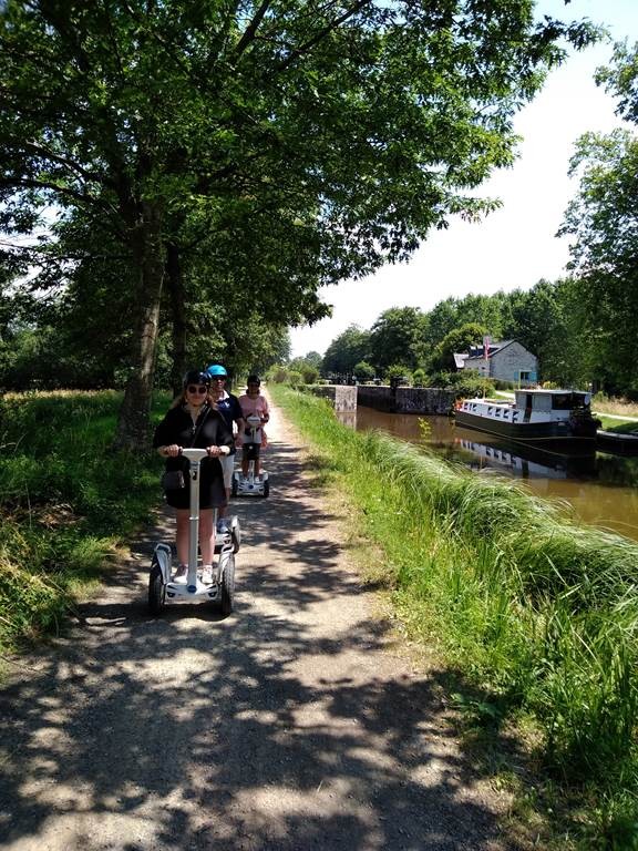 Ballade en groupe avec encadrement canal d'Ille et vilaine Rennes - Bonjour Fun