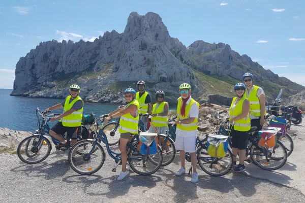 Calanques EBike day tour from cruise - Bonjour Fun