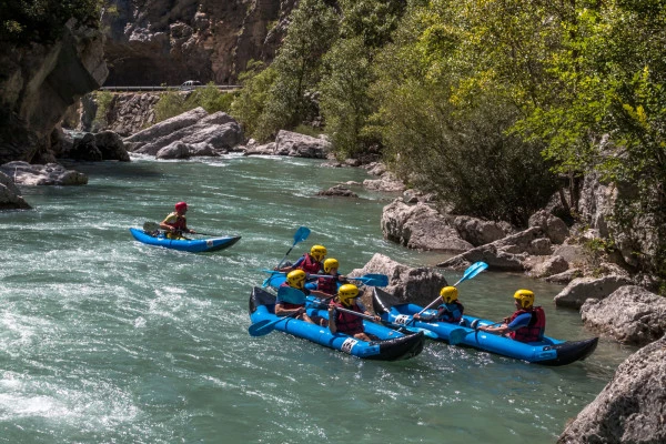 Canoë-kayak raft Pont de Soleils | Verdon - Bonjour Fun