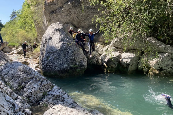 Gours du Ray Canyon - Level 1 - Beginners - Bonjour Fun