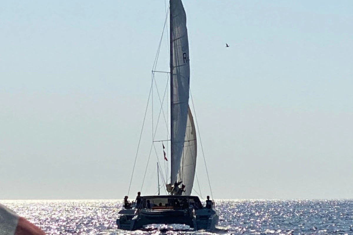 Catamaran sail ride in Frioul islands - Bonjour Fun