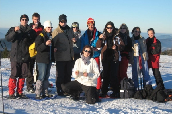 Celebrate New Year at Lac Blanc  - Bonjour Fun