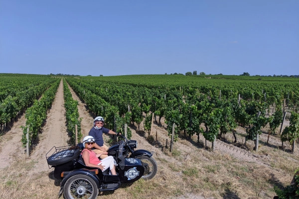 Departure from Saint-Emilion, private ride in the vineyards and wine tasting - Bonjour Fun Departure from Saint-Emilion, private ride in the vineyards and wine tasting - Bonjour Fun