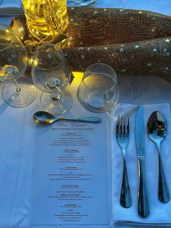 Countryside dinner and moonlit stroll - Bonjour Fun