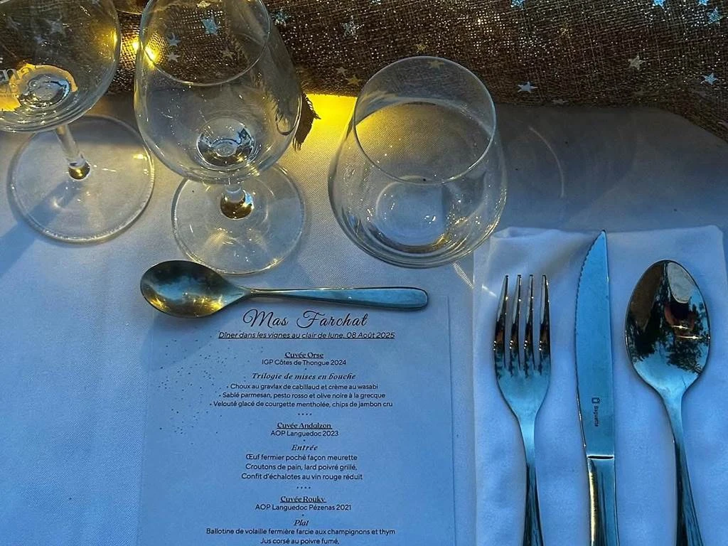 Countryside dinner and moonlit stroll - Bonjour Fun