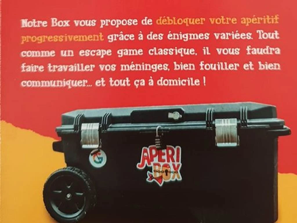 L'Apéri'Box l'escape game des bons vivants - Bonjour Fun