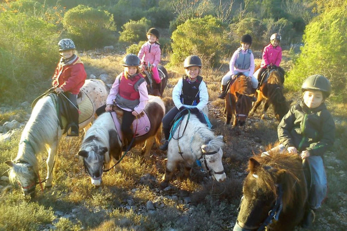 Pony ride - instructor holding the reins - Bonjour Fun