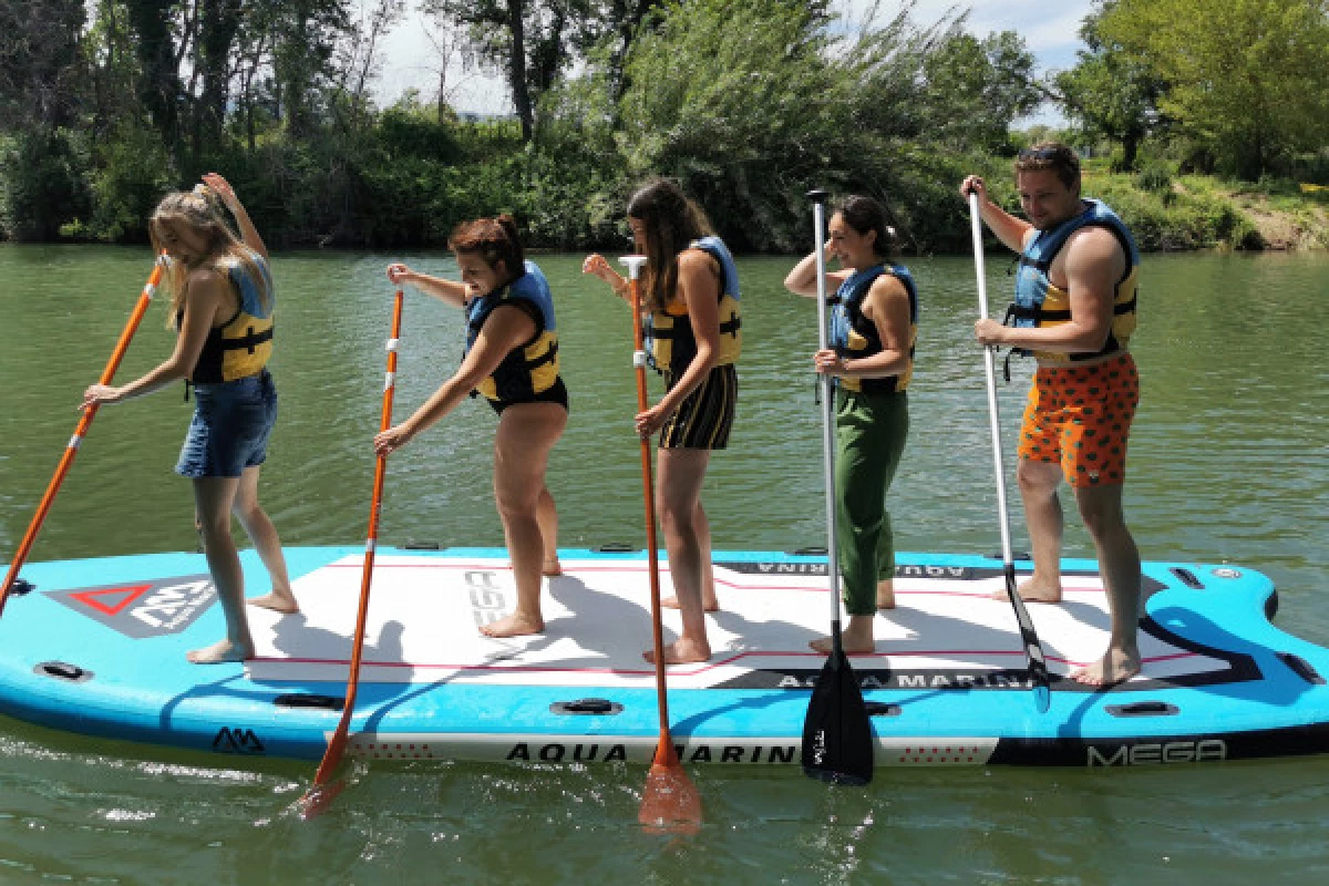 Giant paddle rental - Argens river - Bonjour Fun