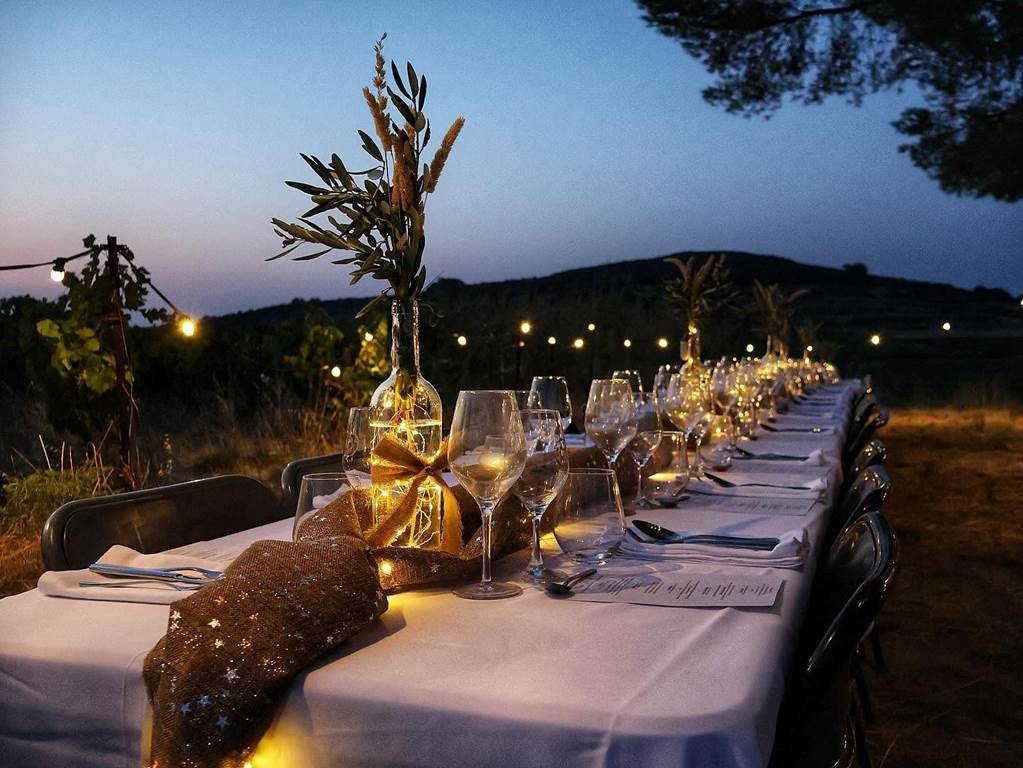 Countryside dinner and moonlit stroll - Bonjour Fun