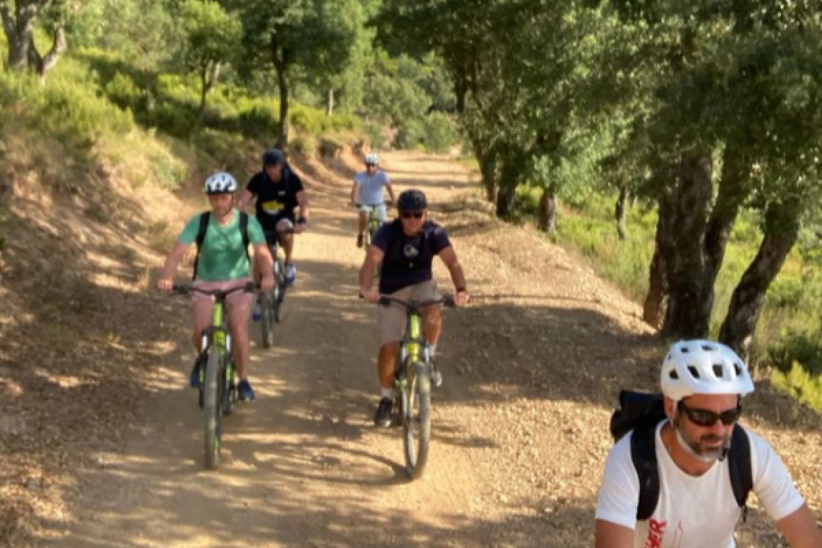 Electric moutain bike excursion in Saint-Tropez gulf - Bonjour Fun