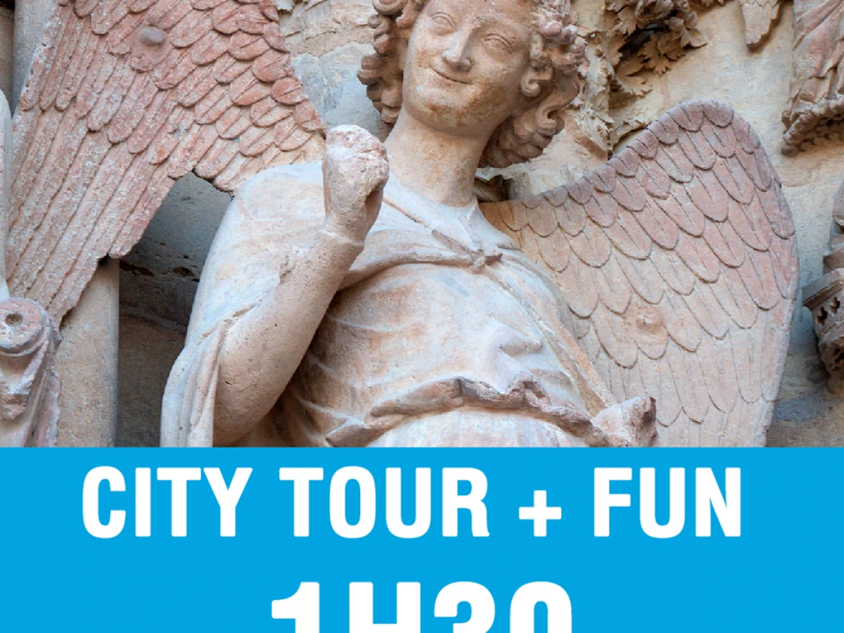 REIMS CATHEDRAL - CITY TOUR AND FUN 1:30 - Bonjour Fun