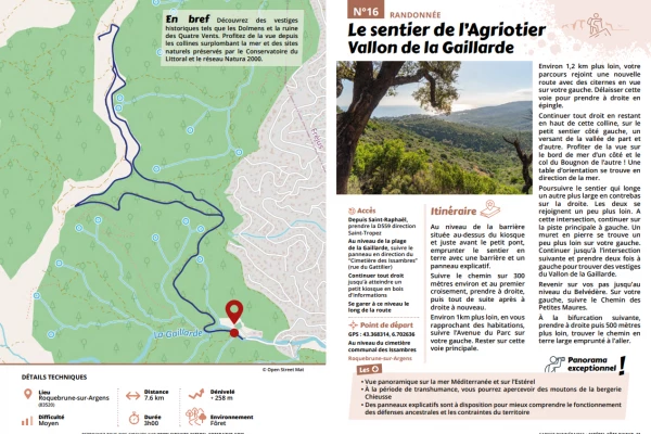 Sentiers d'ici : hike, bike and mountain biking trails in the Esterel - Bonjour Fun