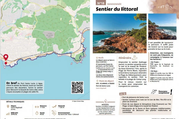 Sentiers d'ici : hike, bike and mountain biking trails in the Esterel - Bonjour Fun