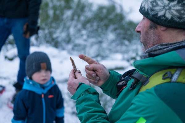 P'tits Trappeurs snowshoe outing - Bonjour Fun