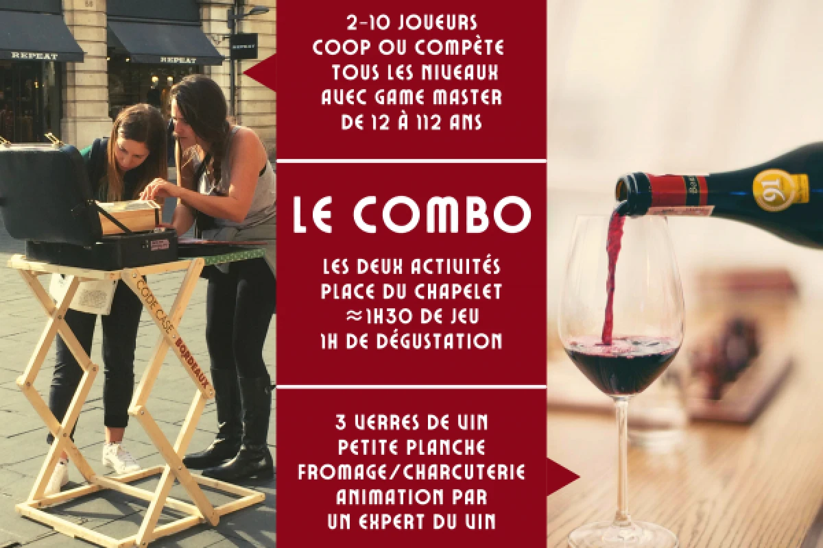 Urban Escape Game & Introduction to Bordeaux wines - Bonjour Fun