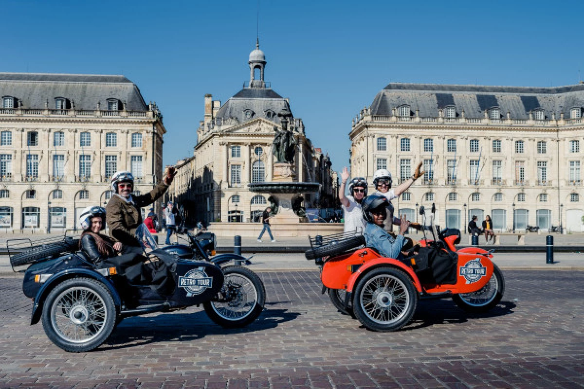 City Tour of Bordeaux in a sidecar - Bonjour Fun