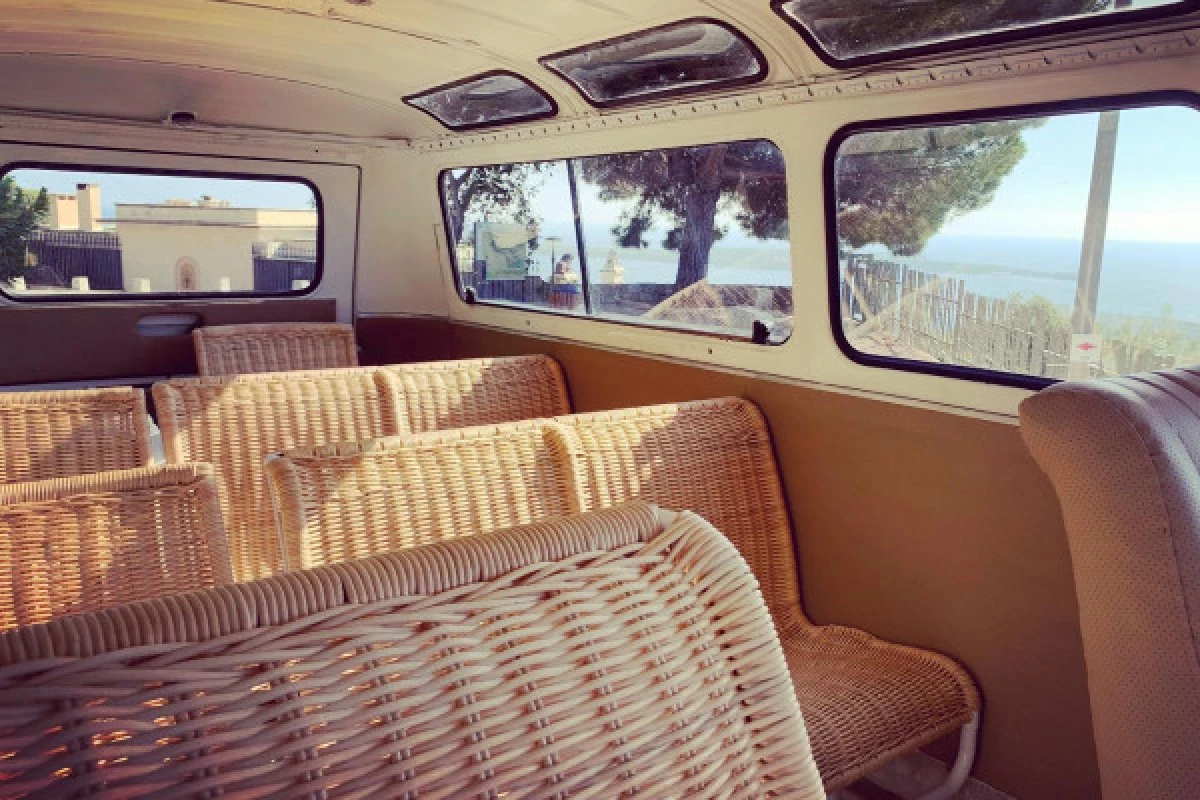 Discover Mougins aboard our Vintage Minibus (2 hours) - Bonjour Fun