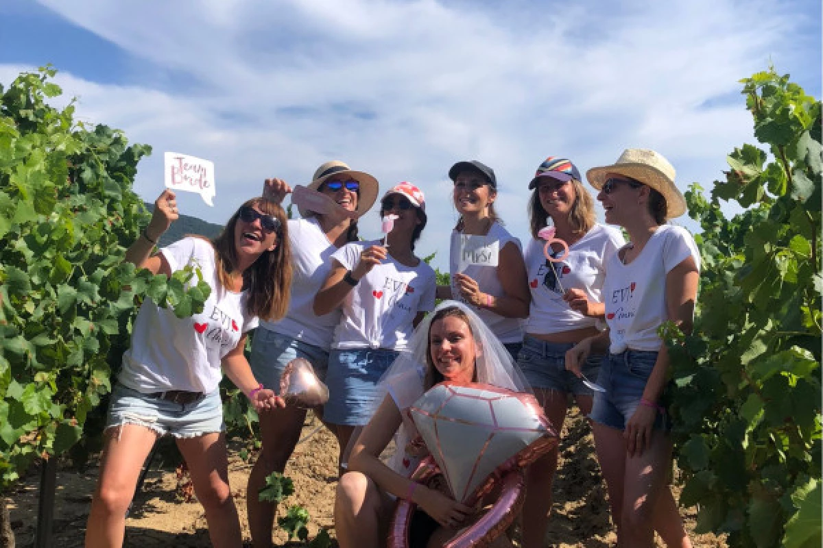 Your bachelorette/hen party in the vineyards - Bonjour Fun